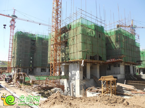 楓景華庭項目工程實景圖（2013.8.30）