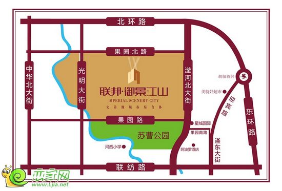 聯(lián)邦·御景江山項目區(qū)位圖