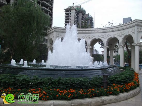 聯(lián)邦·御景江山大門入口噴泉