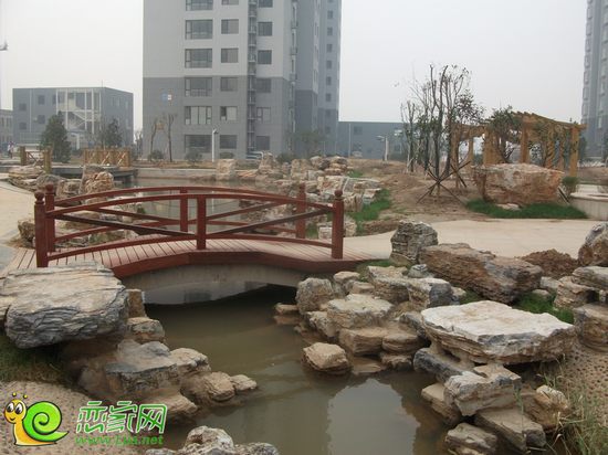 左岸楓橋項(xiàng)目園林實(shí)景圖（2013.10.1）