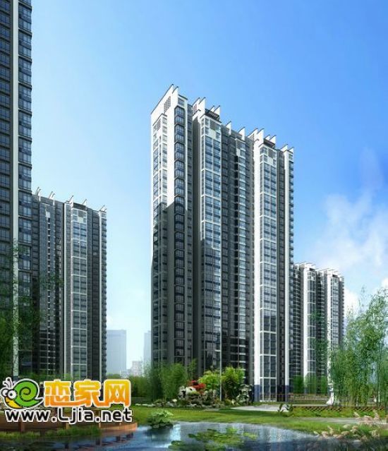 水岸春天園林效果圖