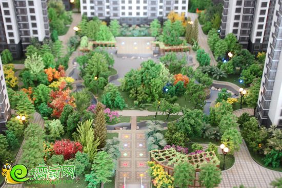 左岸楓橋園林沙盤圖