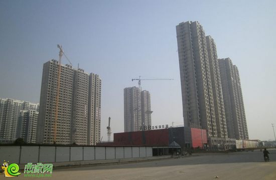 現(xiàn)代華府項目工程實景圖（2013.10.12）
