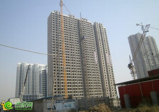 現(xiàn)代華府項目工程實景圖（2013.10.12）