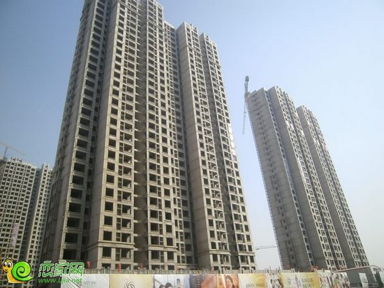 現(xiàn)代華府項目工程實景圖（2013.10.12）
