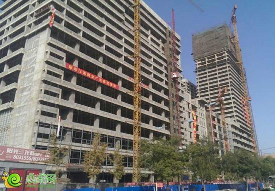 陽光三龍商業(yè)廣場(chǎng)實(shí)景圖（2013.10.12）