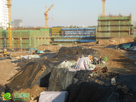 邯鄲金融大廈項目工程實景圖（2013.10.25）