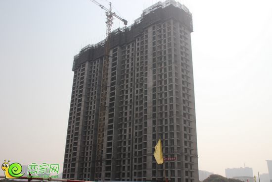 現(xiàn)代奧城項目3號樓實景圖（2013.10.27）