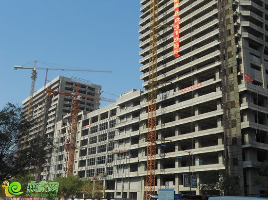 陽光三龍商業(yè)廣場工程實景圖（2013.11.7）