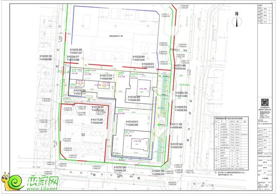 建設工程設計方案總平面圖