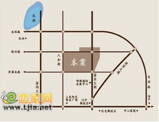 順田君邑項目區(qū)位圖