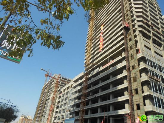 陽(yáng)光三龍商業(yè)廣場(chǎng)實(shí)景圖（2013.11.28）