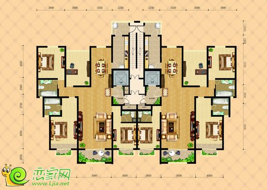 月亮灣9號樓平面圖