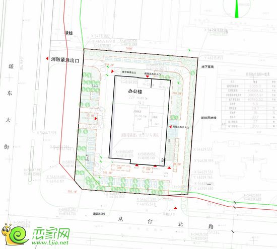 建設工程設計方案總平面圖