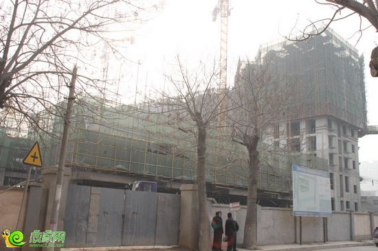 陽光水岸項目工程實(shí)景圖（2014.2.19）