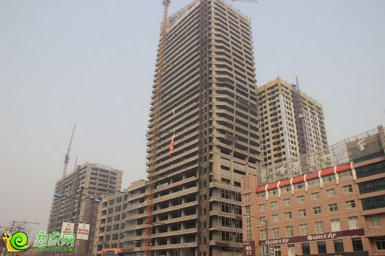 陽光三龍商業(yè)廣場(chǎng)項(xiàng)目工程實(shí)景圖（2014.2.19）