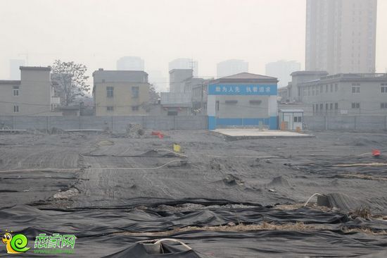 現(xiàn)代御庭項(xiàng)目工地實(shí)景圖（2014.2.20）