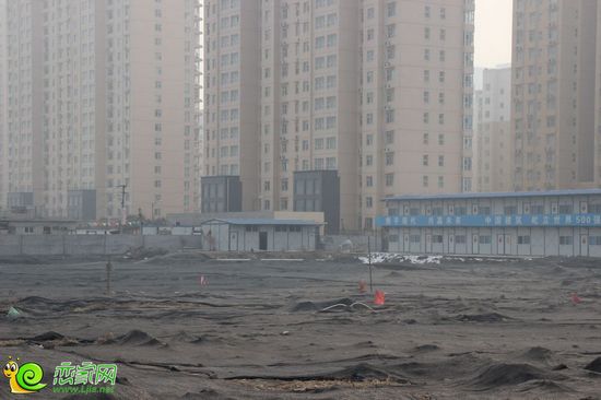 現(xiàn)代御庭項(xiàng)目工地實(shí)景圖（2014.2.20）