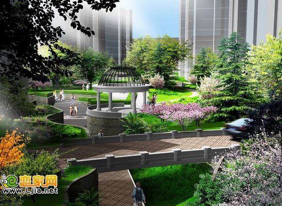 晉和·楓丹白露園林景觀效果圖