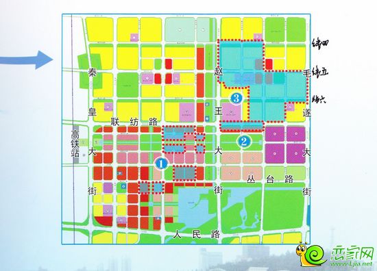 東區(qū)推介地塊示意圖