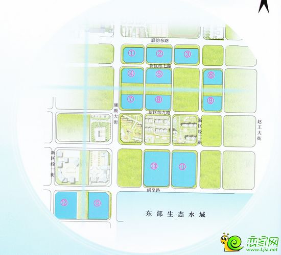 東區(qū)1號儲備地塊示意圖