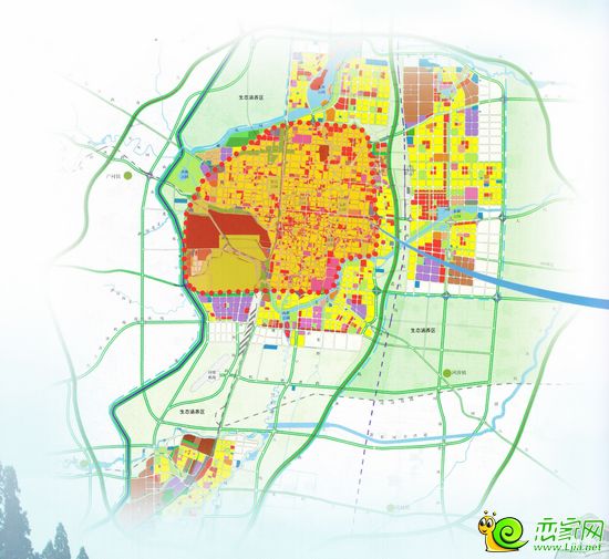 環(huán)路內(nèi)推介地塊示意圖