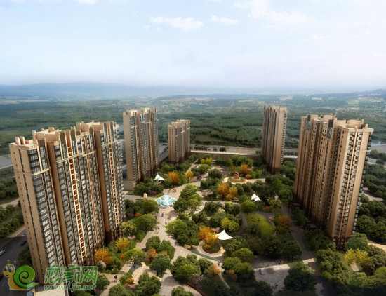 美的城樓間距效果圖