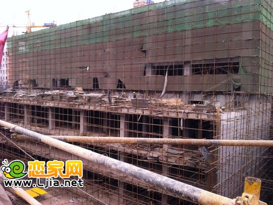 卓昱大廈工程進度（4#寫字樓）