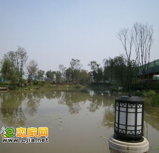 還在繼續(xù)完善中的區(qū)內(nèi)湖