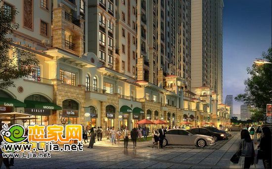 濱江首府商業(yè)街效果圖