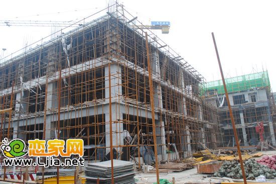 恒隆金豪庭5#和6#樓已建至4層