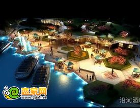 邯鄲市濱河景觀一條街效果圖