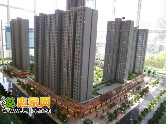 叢臺花園小區(qū)沙盤效果圖