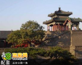 邯鄲市叢臺(tái)公園一角