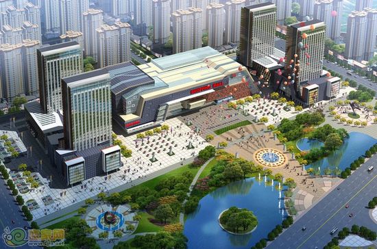 趙都新城商業(yè)效果圖
