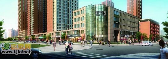 力天鳳凰城后街商業(yè)效果圖