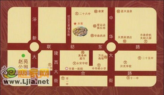 盛世鑫苑的區(qū)位圖