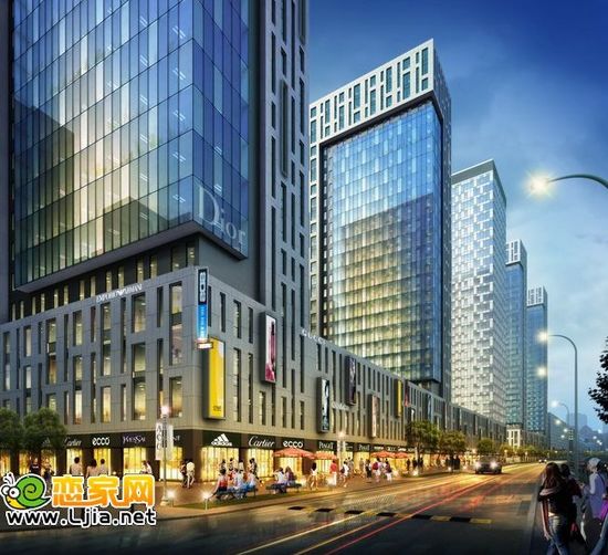 安聯(lián)德國印象BLOCK商業(yè)街效果圖