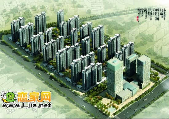 錦繡江南項目鳥瞰圖
