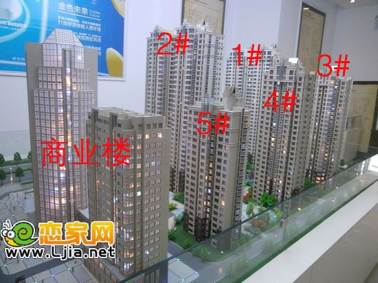 金色漫城沙盤