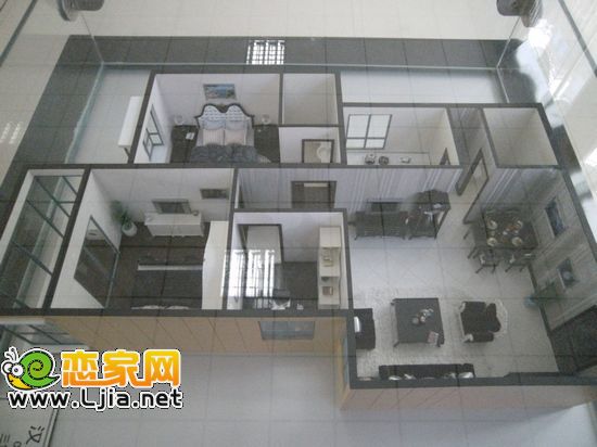 漢成華都戶型 三室兩廳兩衛(wèi) 105.33㎡