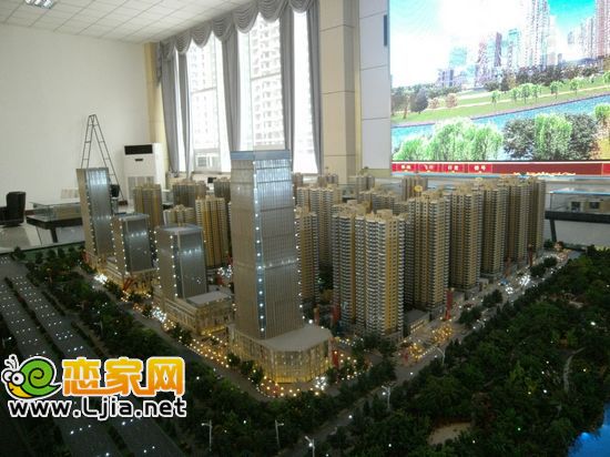 漢成華都沙盤效果圖