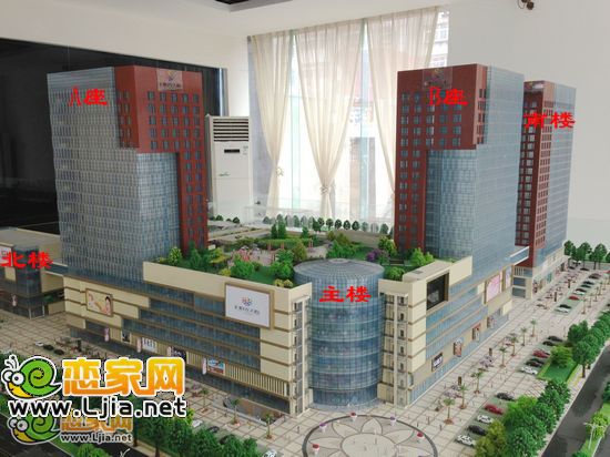陽光天階沙盤效果圖