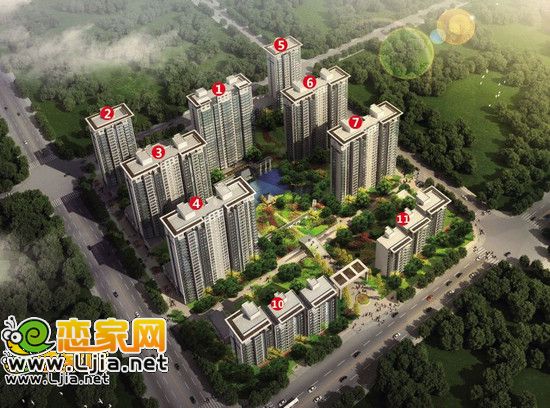 左岸楓橋鳥瞰圖