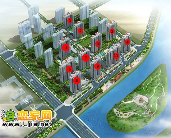 圣水湖畔效果圖