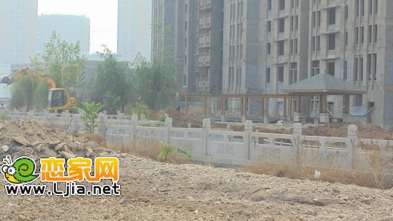 稽山御府天城綠化工作施工中