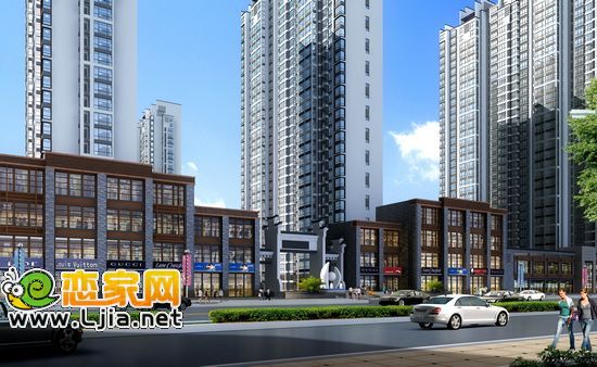 水岸春天入口效果圖