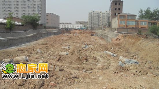 盛錦花園工地實(shí)景