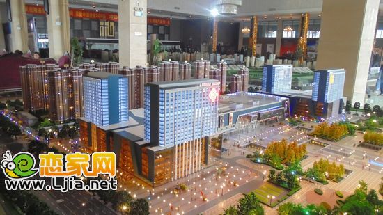 隆基泰和廣場沙盤效果圖
