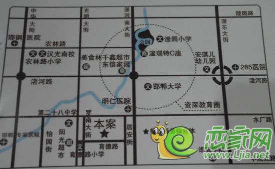 華天文苑區(qū)位圖